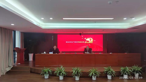 安徽尊龙人生就是博d8地产集团公司组织开展党建品牌专题培训会